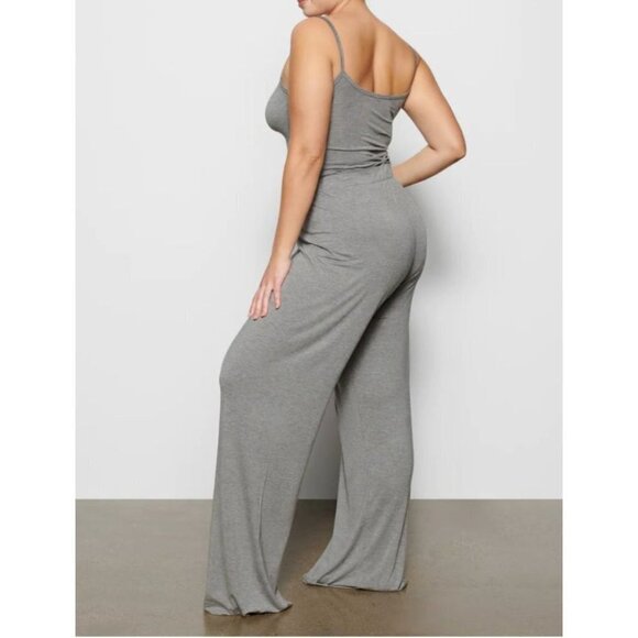 SKIMS Wide Leg Sleep Pant Heather Grey  4XL - Picture 2 of 3